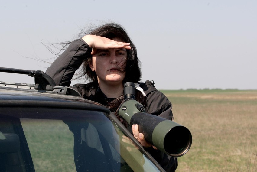 Predstavnica Društva za zaštitu i proučavanje ptica Srbije, Milica Mišković