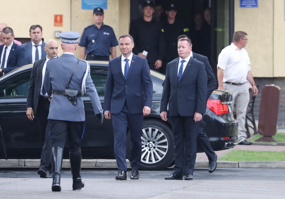 LEGIONOWO CENTRALNE OBCHODY ŚWIĘTA POLICJI PREZYDENT (Andrzej Duda)