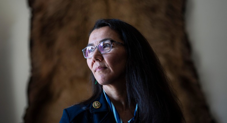 Rep. Mary Peltola poses for a portrait in her office on Capitol Hill on Thursday, July 27, 2023, in Washington, DC.Jabin Botsford/The Washington Post via Getty Images