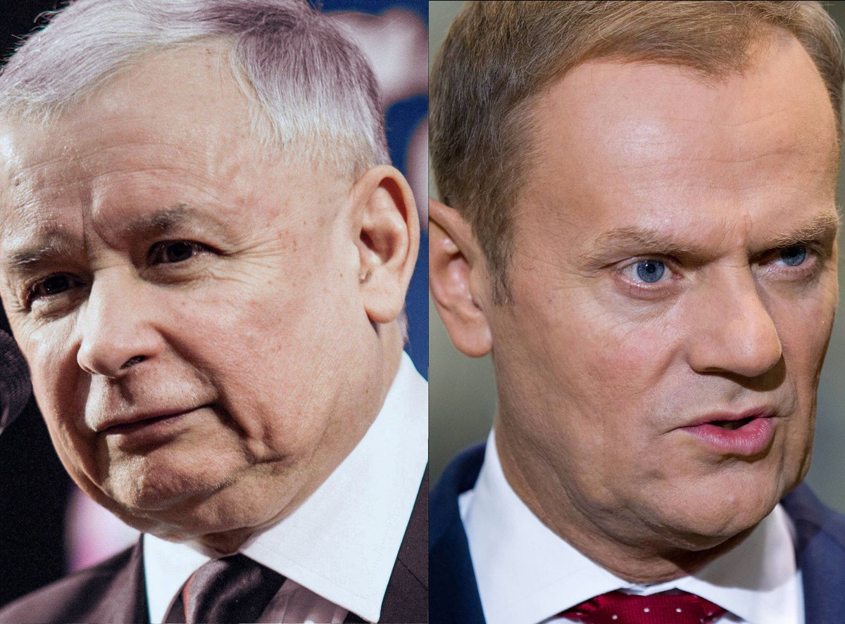 Jarosław Kaczyński i Donald Tusk