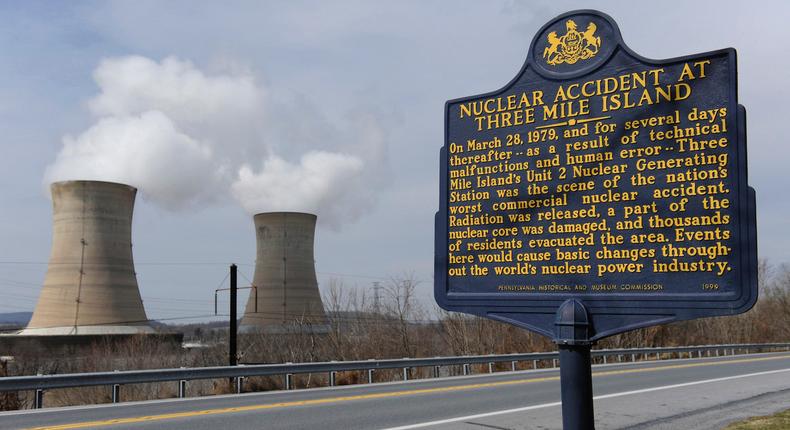 The Three Mile Island nuclear plant could return to return to service in 2028.Jonathan Ernst/Reuters