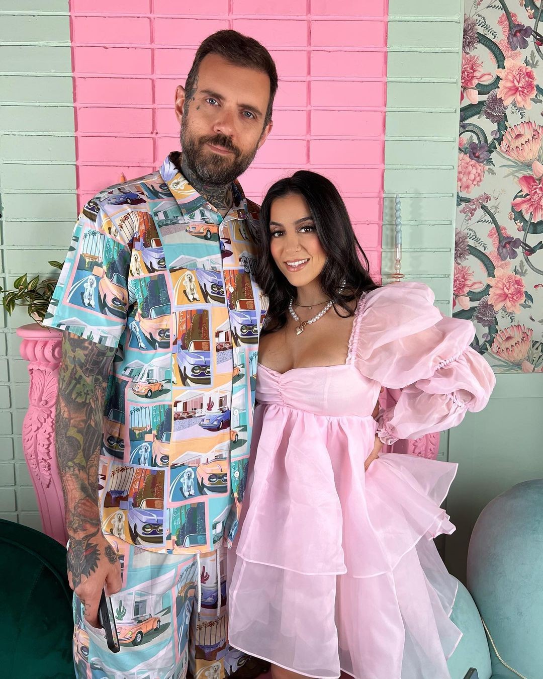 Lena Nersesian s partnerom Adamom Johnom Grandmaisonom.