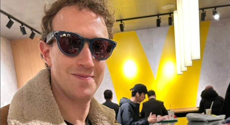 Mark Zuckerberg ate at a McDonald's during a trip to Japan.Courtesy of Mark Zuckerberg/Meta