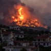 Požar u selu Galataki kod Korinta, Grčka, 22. jula