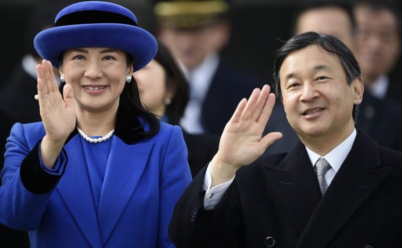 Książę Naruhito i księżniczka Masako