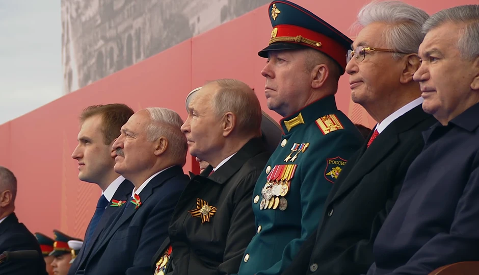 Putin, Lukašenko i sin i predsednik Kazahstana Tokajev
