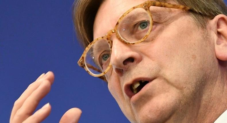 European Parliament Brexit negotiator Guy Verhofstadt says Britain can stay, but only on worse terms than it already has