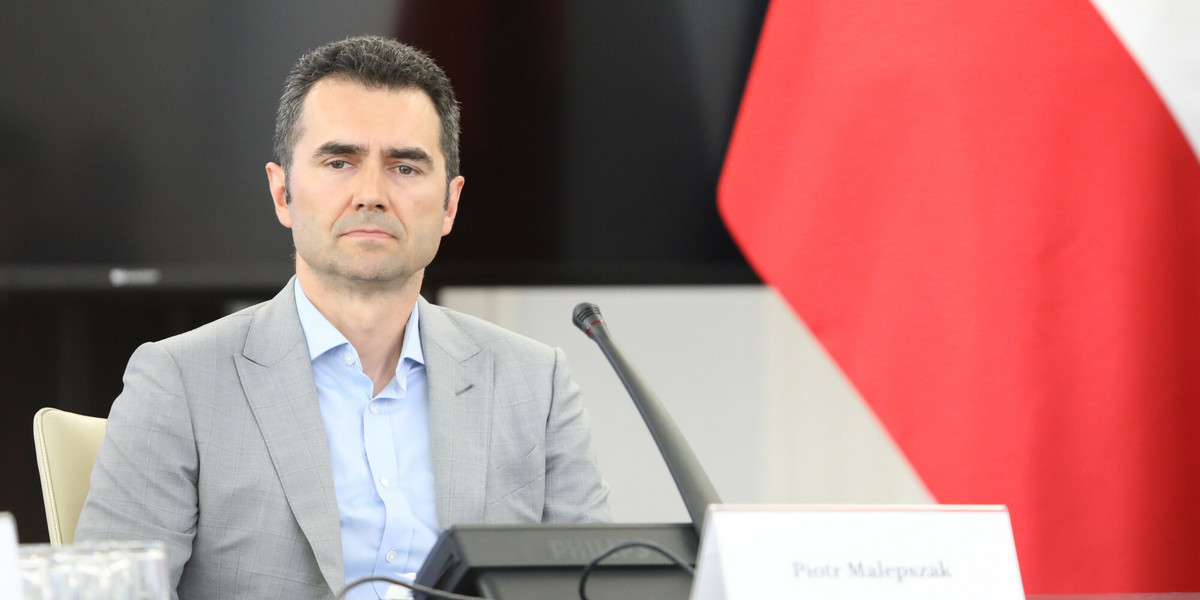 Wiceminister infrastruktury Piotr Malepszak