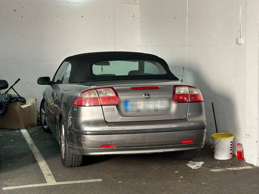 Automobil Sergeja Trifunovića u garaži