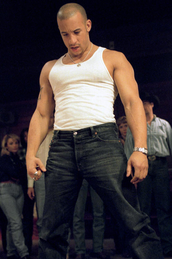 Vin Diesel jako Taylor Reese w filmie "Synowie mafii" (2001)
