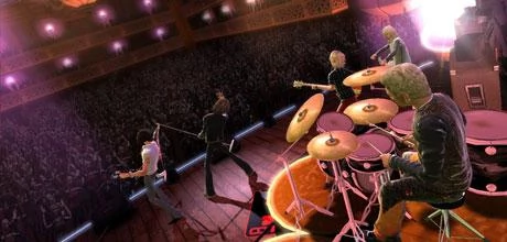 Screen z gry "Guitar Hero: Aerosmith"