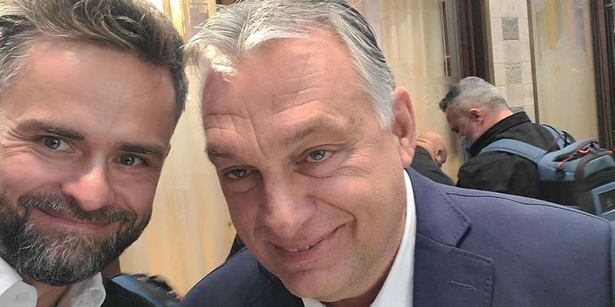 Adam Hofman i Victor Orban