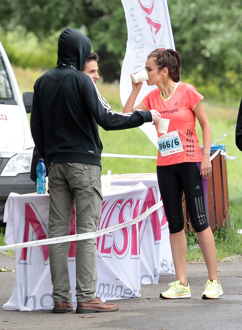 Natalia Siwiec w czasie biegu