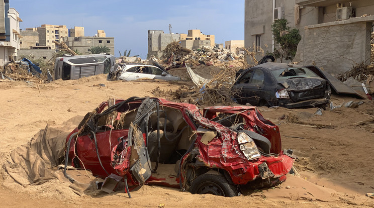 11 ezren haltak meg a vihar miatti katasztrófában Líbiában/ Fotó: MTI