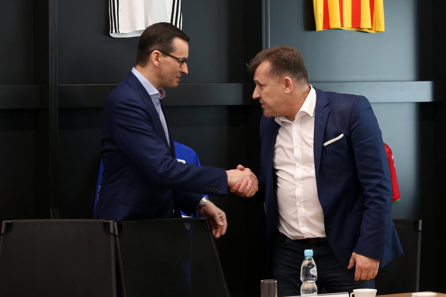 Mateusz Morawiecki i Cezary Kulesza