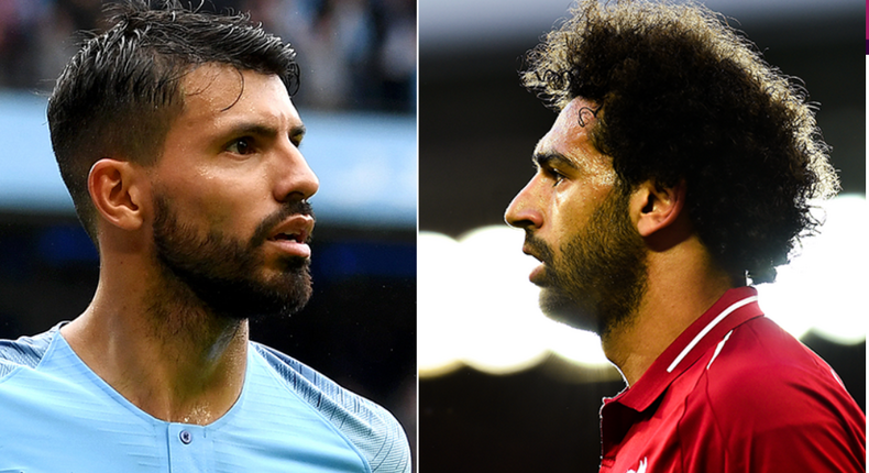 Mohamed Salah and Sergio Aguero face off this weekend. 