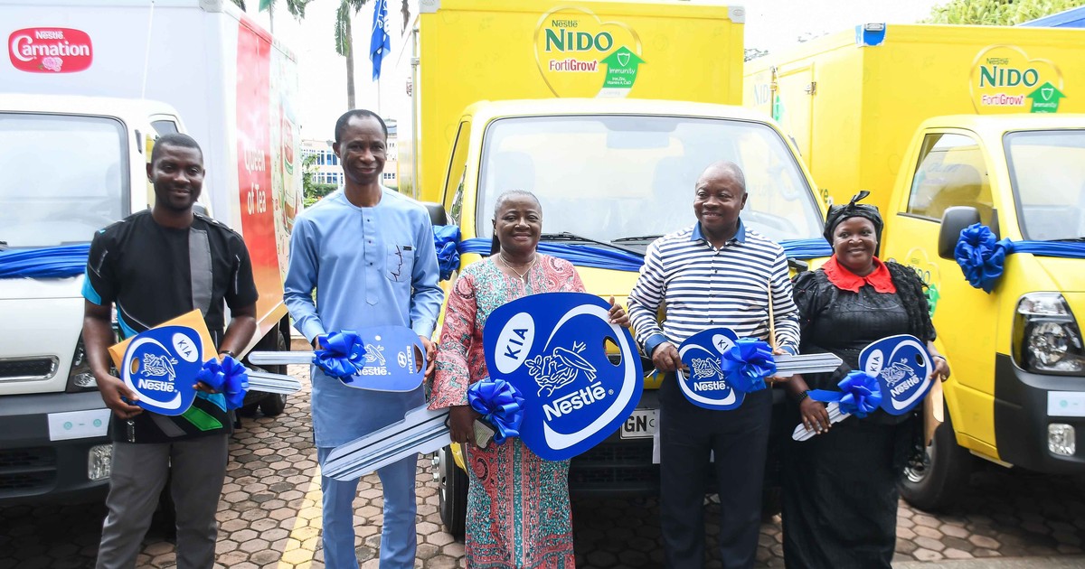 Five Nestlé distributors awarded commercial trucks Pulse Ghana