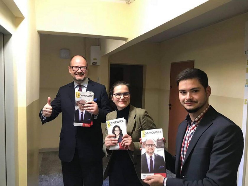 Paweł Adamowicz († 53 l.), Aleksandra Dulkiewiczi Michał Wlazło