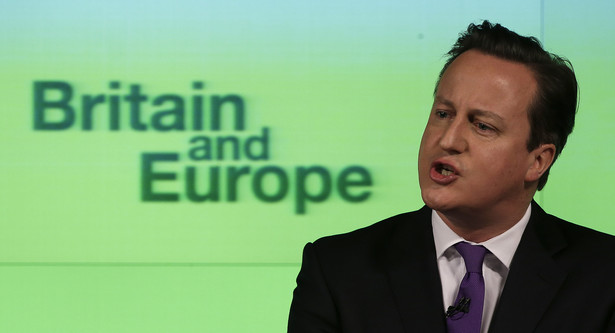 Premier David Cameron obiecał, że referendum w sprawie dalszego członkostwa w UE odbędzie się najpóźniej do końca 2017 r.
