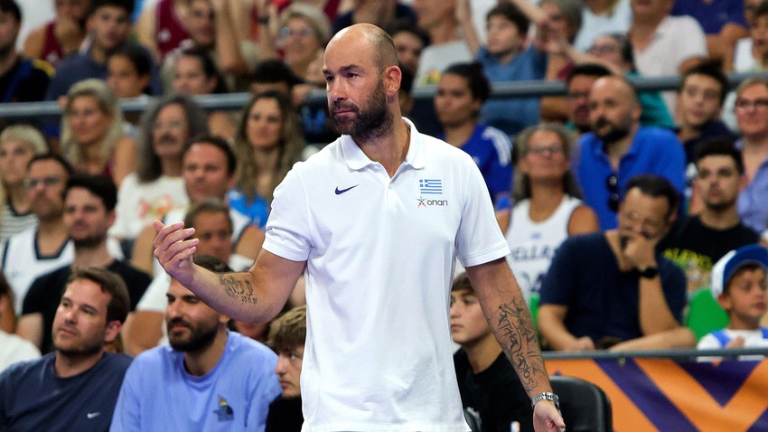 Selektor Grčke Vasilis Spanulis dugo je bio jedan od glavnih igrača reprezentacije | Foto: GEORGIA PANAGOPOULOU/EPA