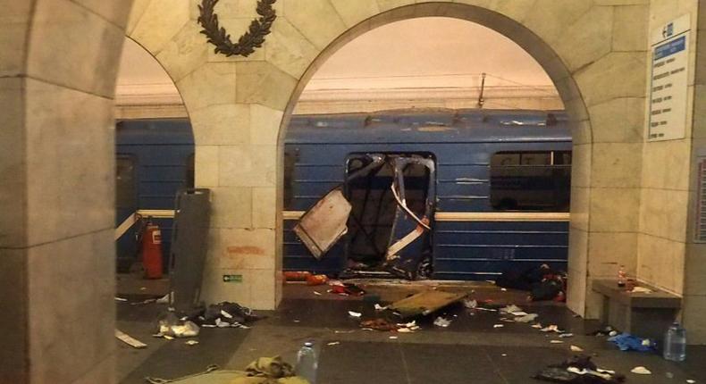 The April 3 suicide blast on the Saint Petersburg metro killed 13