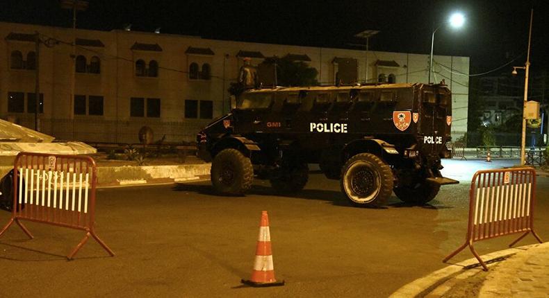 Police Senegal GMI checkpoint