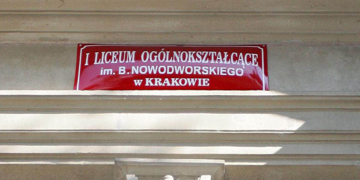 Jacek Kaczor zostanie odwołany z funkcji dyrektora I LO w Krakowie