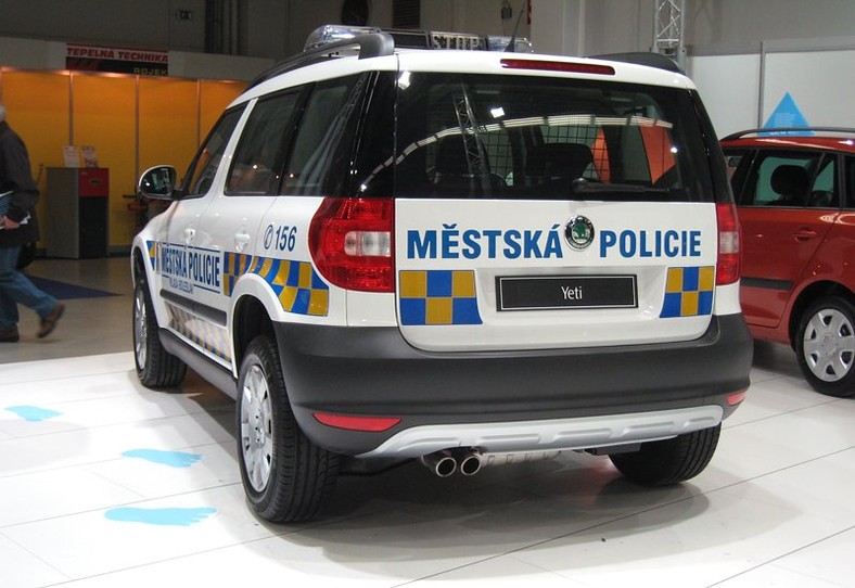 Škoda przedstawiła model Yeti dla policji