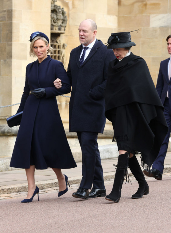 Zara Tindall, Mike Tindall, księżniczka Anna