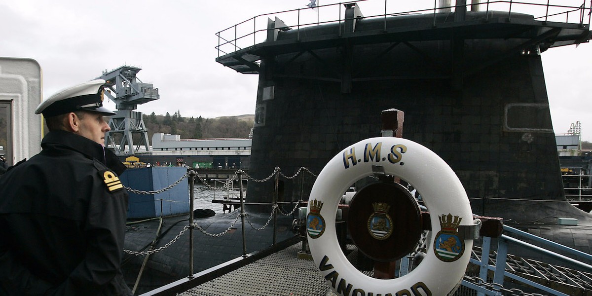 Cocaine crisis on British nuclear submarine as nine sailors fired