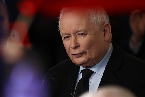 Prezes PiS Jarosław Kaczyński