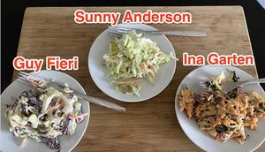 I'm a big lover of coleslaw and decided to compare recipes from three different celebrity chefs.Paige Bennett