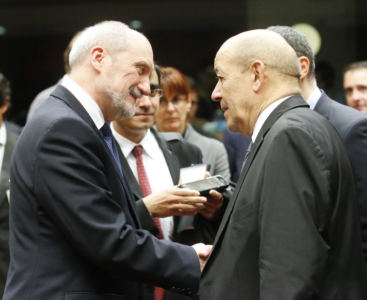 Antoni Macierewicz i Jean Yves le Drian
