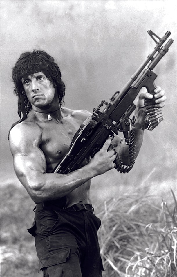 Kadr z filmu „Rambo II (1985), reż. George Pan Cosmatos