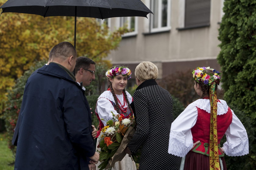 Agata Kornhauser-Duda w Zespole Szkół nr 5 w Rybniku 