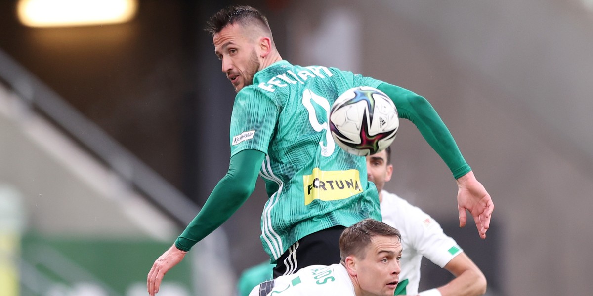 Pilka nozna. PKO Ekstraklasa. Lechia Gdansk - Legia Warszawa. 25.04.2021