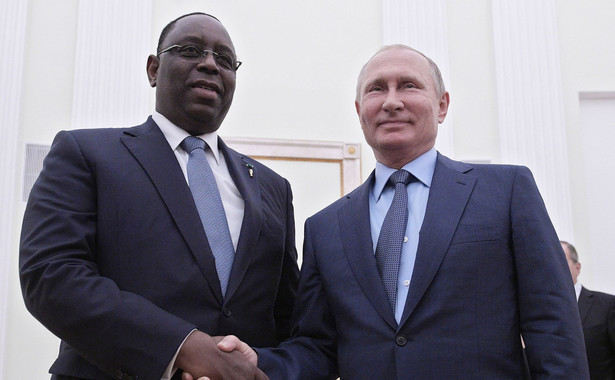 Władimir Putin gratuluje prezydentowi Senegalu wygranej z Polską