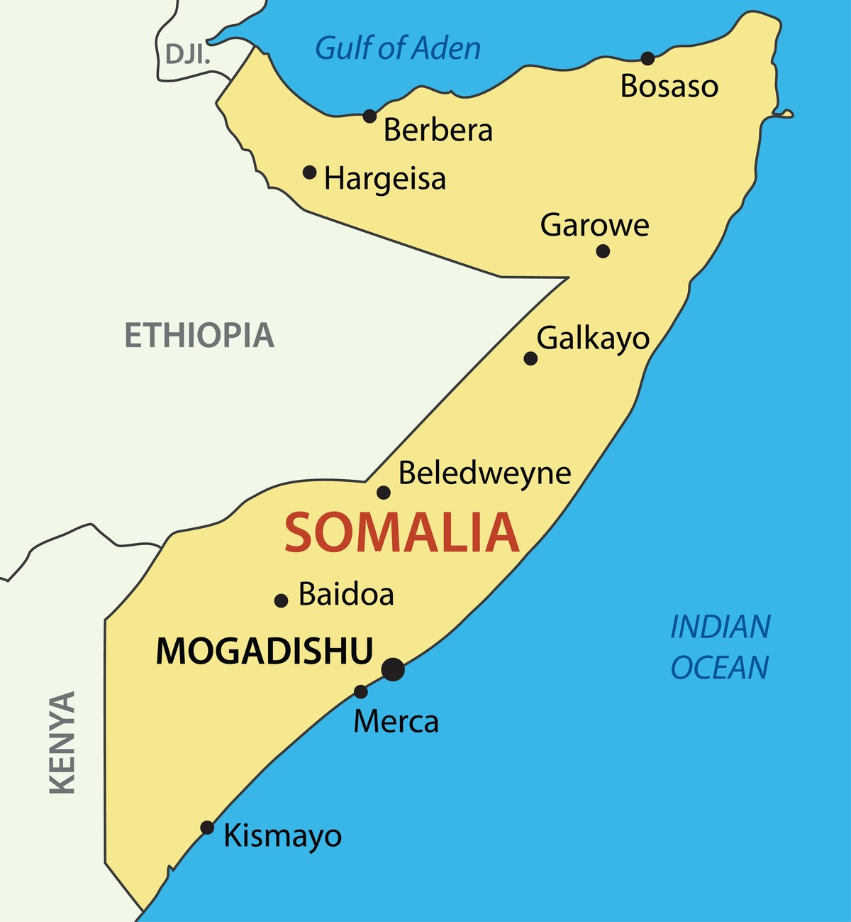 Mapa Somalii