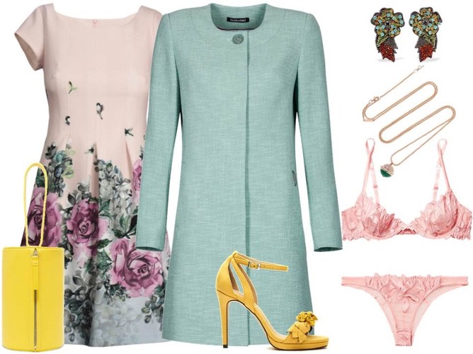 STYLIZACA na ślub: Sukienka-Midori Feminie Fashion/midori.pl, płaszcz-Dziekański/dziekanski.pl, buty-Menbur/menbur.pl, dodatki-TK Maxx