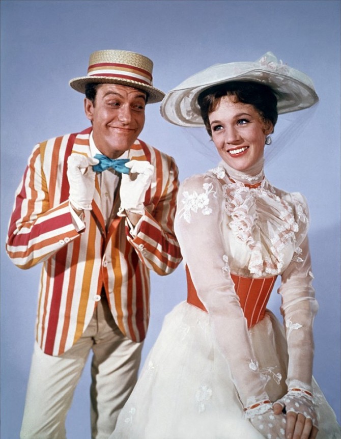 Dik van Dajk u filmu "Meri Popins", 1964.