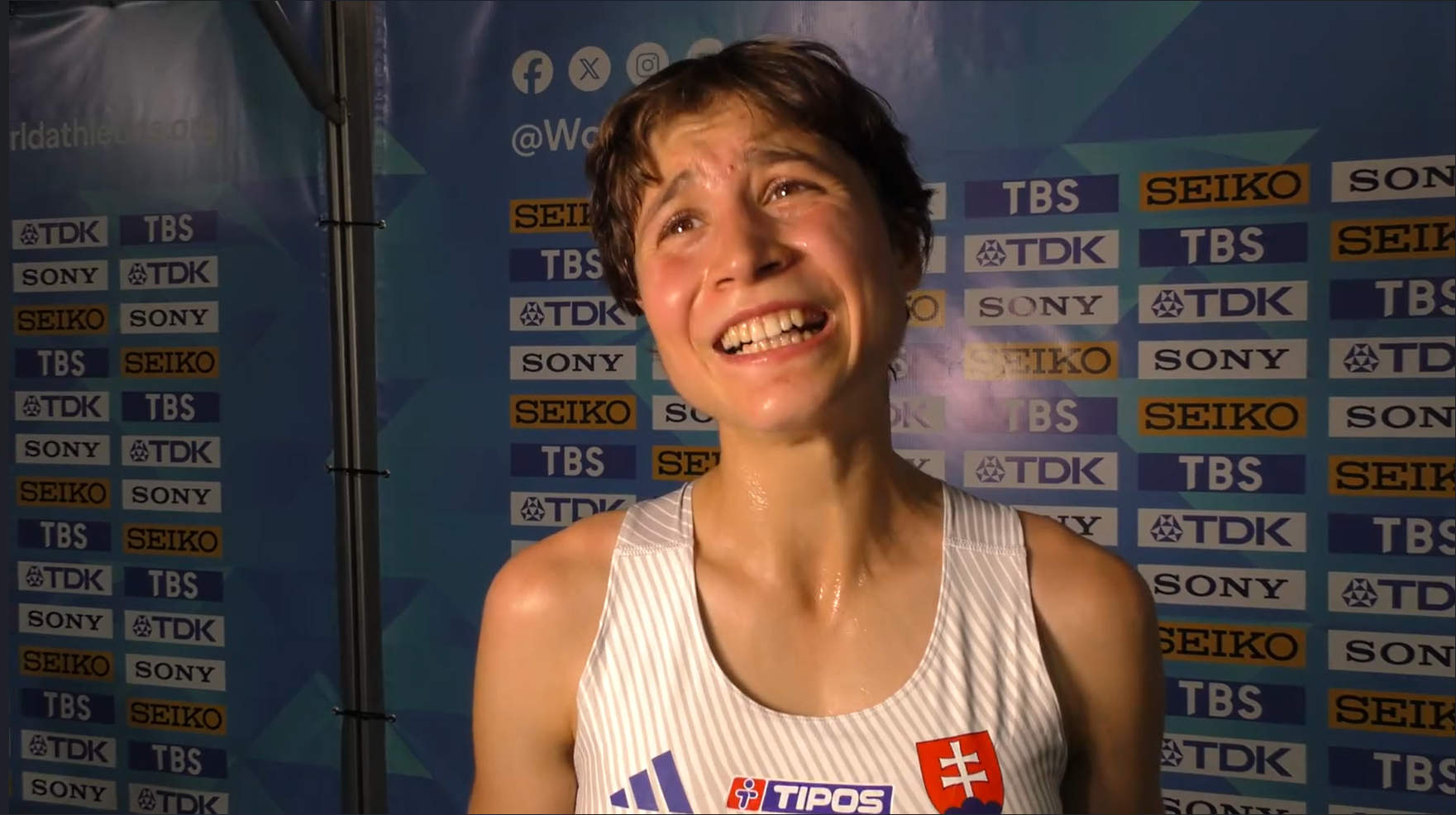 Bežkyňa Anna Švrček.