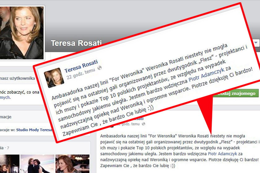 Teresa Rosati o Piotrze Adamczyku