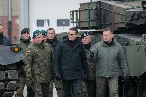 Mateusz Morawiecki i Mariusz Błaszczak