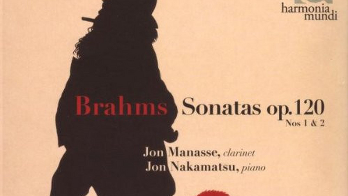 Sonaty klarnetowe Johannesa Brahmsa to efekt jego zafascynowania instrumentem i mistrzowską grą Richarda Mühlfelda. Omawiane nagranie Harmonii Mundi ma swe źródło w nieoczekiwanym "odkryciu" przez Jona Nakamatsu, kalifornijskiego pianistę japońsko-europejskiego pochodzenia, talentu młodego klarnecisty amerykańskiego Jona Manasse.