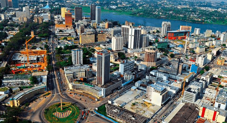 La ville d'Abidjan