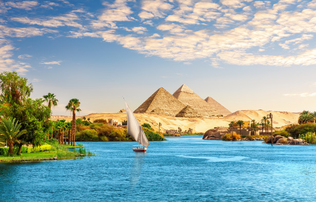 Nil, Egipt. Najdłuższe rzeki świata