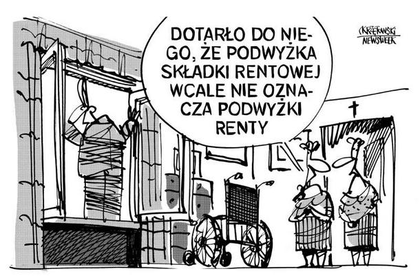 Rencista składka rentowa renty krzętowski