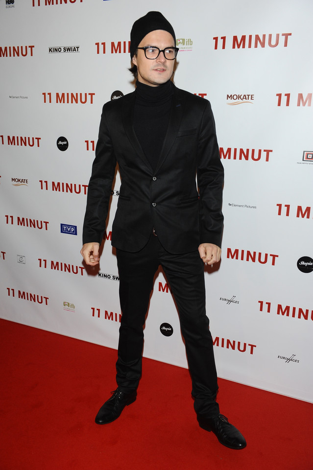Dawid Ogrodnik w 2015 r. Premiera filmu "11 minut"