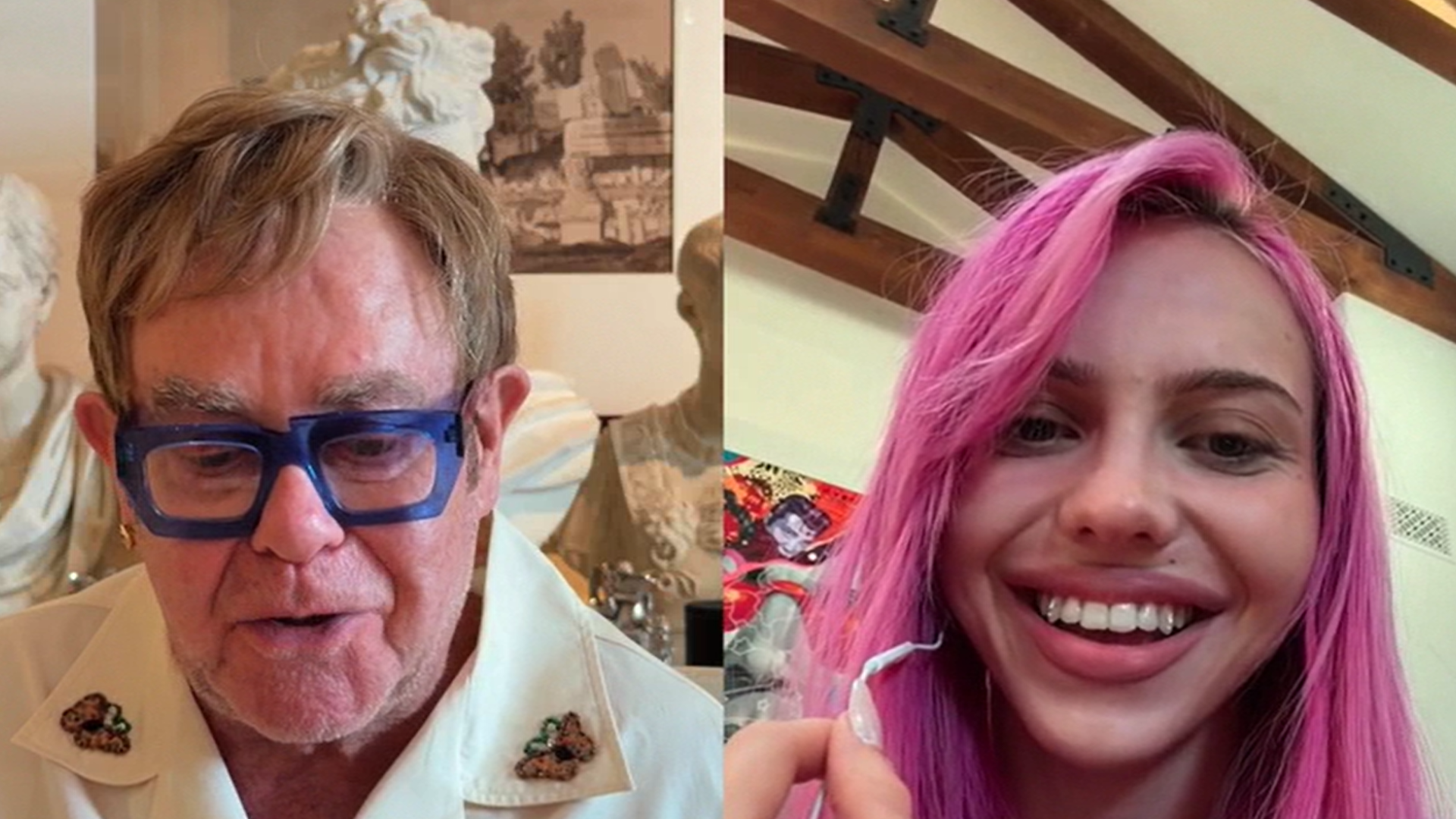 Elton John nešetril chválou na hudby Adély.