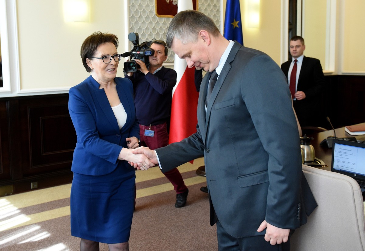 Premier Ewa Kopacz i Tomasz Siemoniak